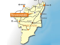 Thiruvannamalai map Thiruvannamalai map