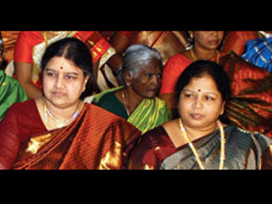 Sasikala with Ilavarasi Sasikala with Ilavarasi