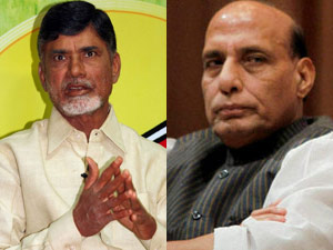 Chandrababu Naidu to meet Rajnath in Delhi; is TDP returning to NDA? Chandrababu Naidu to meet Rajnath in Delhi; is TDP returning to NDA?