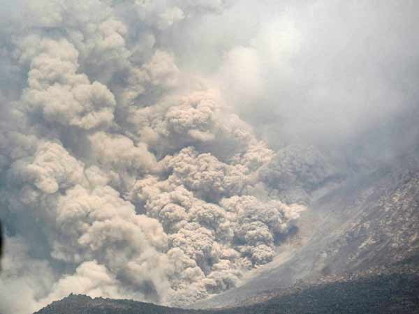 Five Volcanoes Erupt In Indonesia, Blanketing Skies In Ash