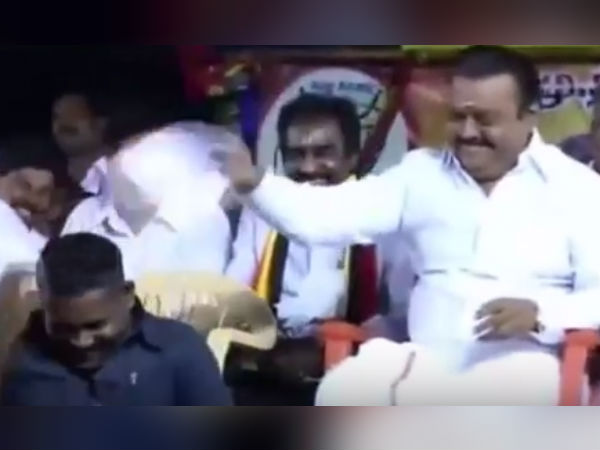 Vijayakanth help his security guard