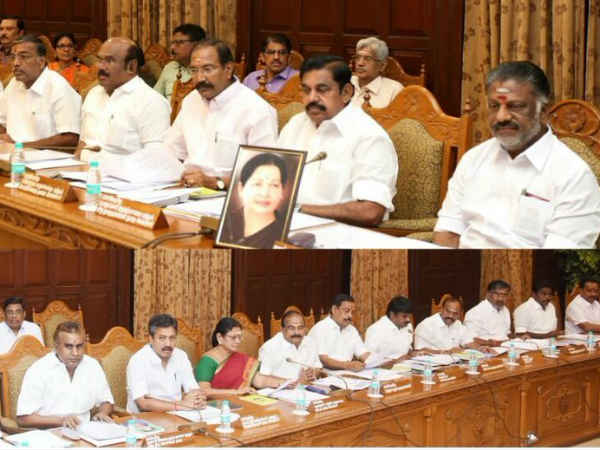 TN Cabinet meeting begins TN Cabinet meeting begins
