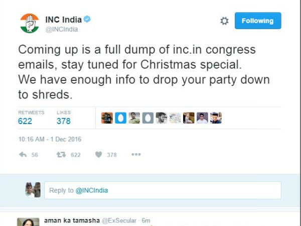 Congress hacked on Twitter Congress hacked on Twitter