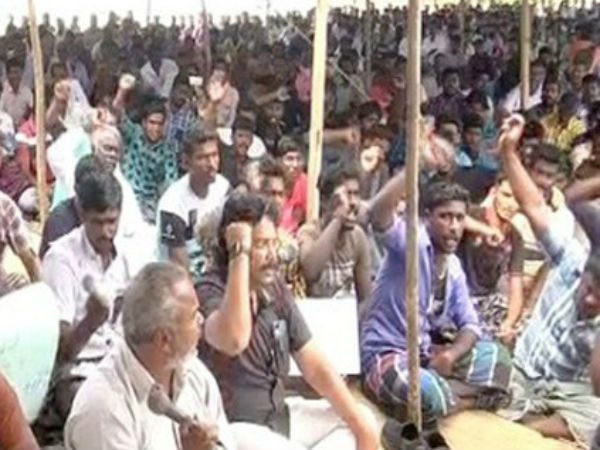 Nagai Fishermen continue protest for 5th day Nagai Fishermen continue protest for 5th day