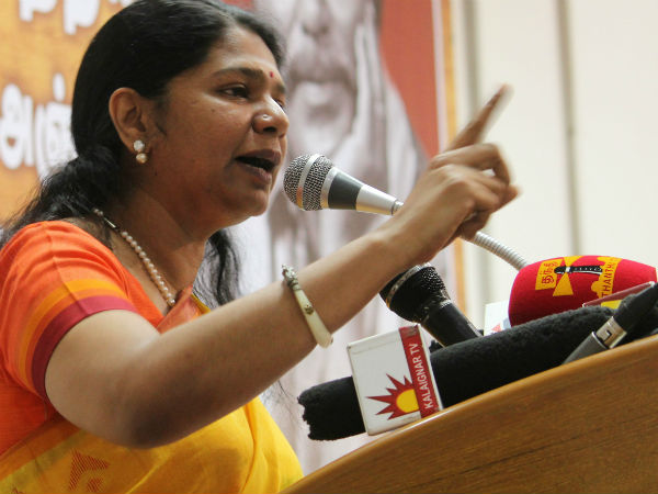 Kanimozhi Condemnes on actor Radharavi's speech about Handicapped