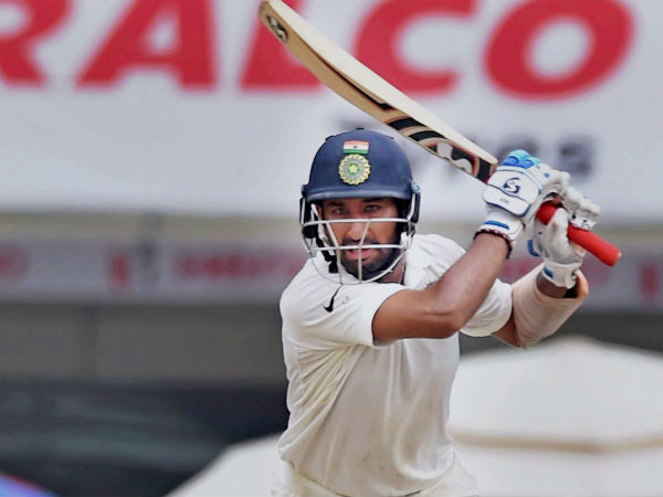 Pujara hits third test double hundred Pujara hits third test double hundred