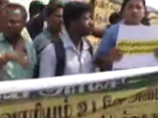போலீசாரே கண்ணாடி உடைப்பு