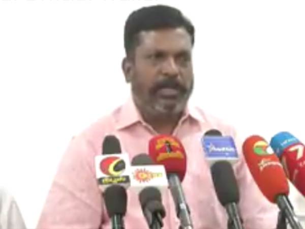 அதிர்ச்சியளிக்கிறது - திருமா