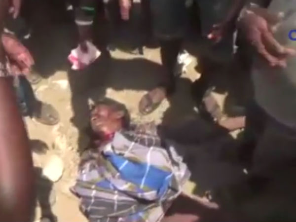 Oxen hit youngster and he died in Krishnagiri Oxen hit youngster and he died in Krishnagiri