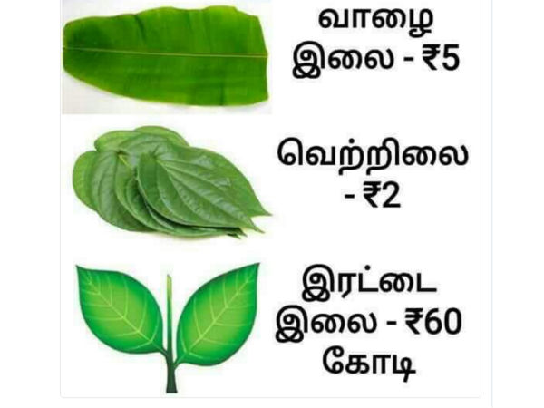 Do you Know the cost of two leaves is much higher than other leaves: Social media creating memes regarding this Do you Know the cost of two leaves is much higher than other leaves: Social media creating memes regarding this