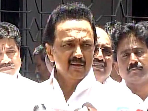 M.K. Stalin saying that tn government is in coma stage M.K. Stalin saying that tn government is in coma stage