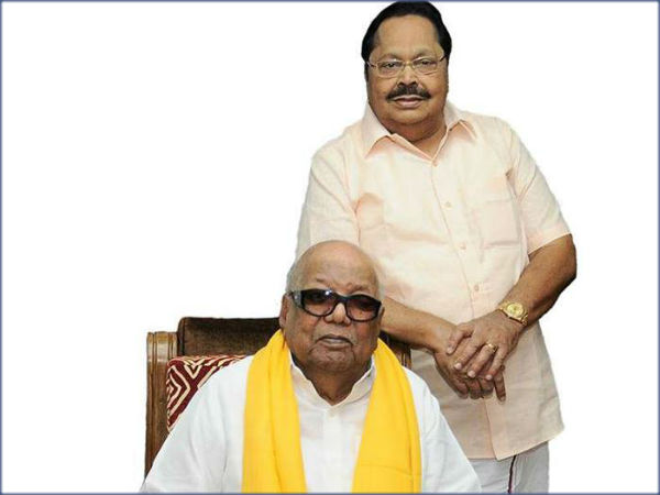 Karunanidhi health gets improve, says DuraiMurugan