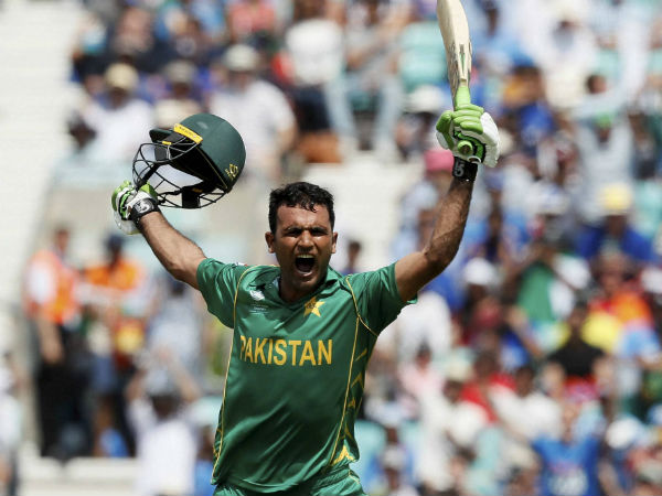Champions Trophy 2017: Fakhar Zaman slams hundred against India Champions Trophy 2017: Fakhar Zaman slams hundred against India