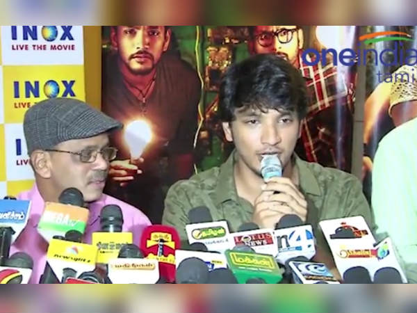 I never say anything about Rajini's political entry said Gautham Karthick I never say anything about Rajini's political entry said Gautham Karthick