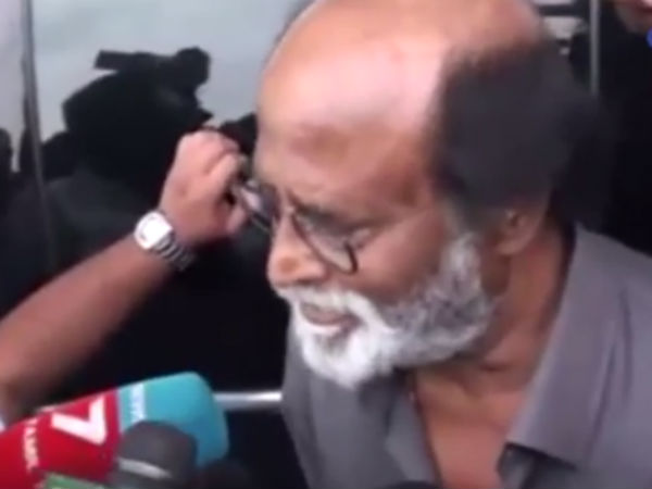 Rajini kantha again gave aconfused answer about his political entry Rajini kantha again gave aconfused answer about his political entry