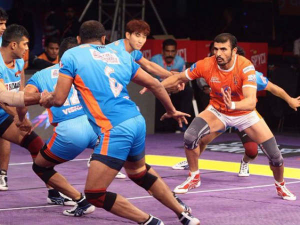 Telugu Titans begin Pro Kabaddi season 5 32 – 27 win over Tamil Thalaivas Telugu Titans begin Pro Kabaddi season 5 32 – 27 win over Tamil Thalaivas