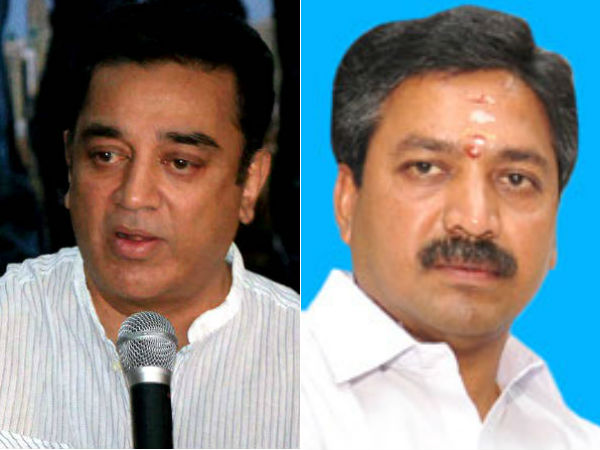 Minister CV Shanmugam accuses Actor Kamalhassan Minister CV Shanmugam accuses Actor Kamalhassan