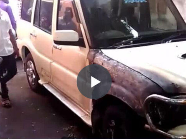 In Madurai unknown person threw petrol bomb on businessman Balan's house In Madurai unknown person threw petrol bomb on businessman Balan's house