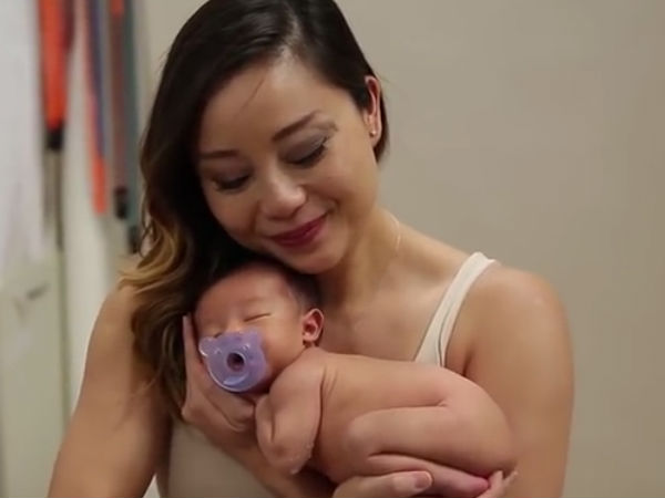Mom Poses With Baby For Photoshoot But Baby Did Shit Mom Poses With Baby For Photoshoot But Baby Did Shit