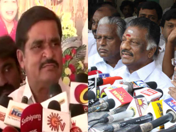 Arukutty MLA come and Go says OPS Arukutty MLA come and Go says OPS