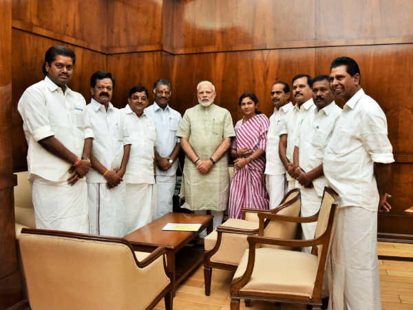 OPS meets PM Narendra Modi in Delhi OPS meets PM Narendra Modi in Delhi