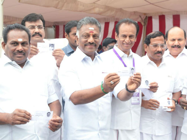 Stalin and OPS cast their votes Stalin and OPS cast their votes
