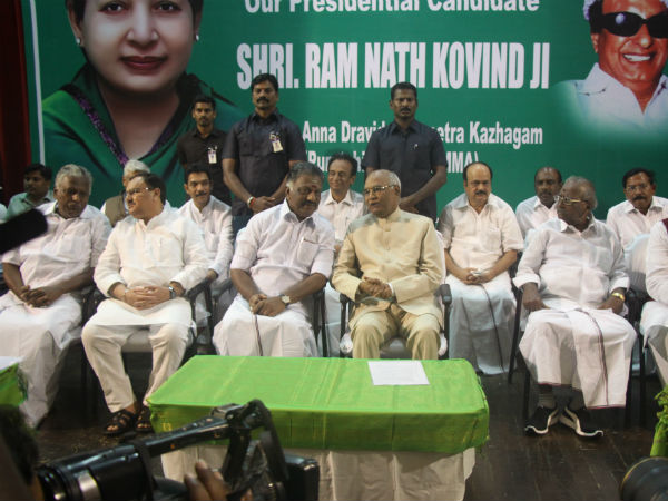 Former CM OPS have render unconditional support to Ramnath Kovinth Former CM OPS have render unconditional support to Ramnath Kovinth