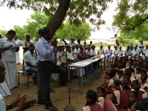Smart Class room in village government school by american Tamil Woman Smart Class room in village government school by american Tamil Woman