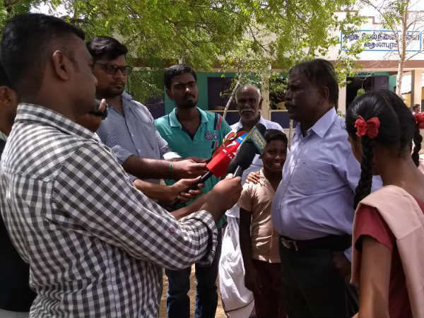 Smart Class room in village government school by american Tamil Woman Smart Class room in village government school by american Tamil Woman