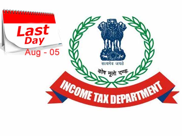 File income tax returns by August 5 I-T department File income tax returns by August 5 I-T department