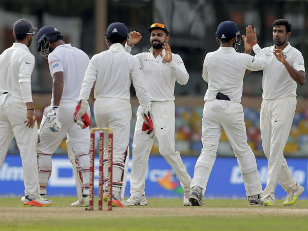 2nd Test: India bundle out Sri Lanka for 183, Ashwin grabs Five 2nd Test: India bundle out Sri Lanka for 183, Ashwin grabs Five