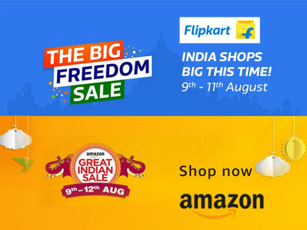 The Amazon 'Great Indian Sale' & 'Flipkart Big Freedom Sale': Get Upto 80% Off* The Amazon 'Great Indian Sale' & 'Flipkart Big Freedom Sale': Get Upto 80% Off*