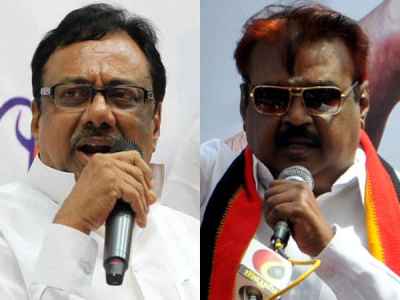Evks calling to vijayakanth for alliance Evks calling to vijayakanth for alliance