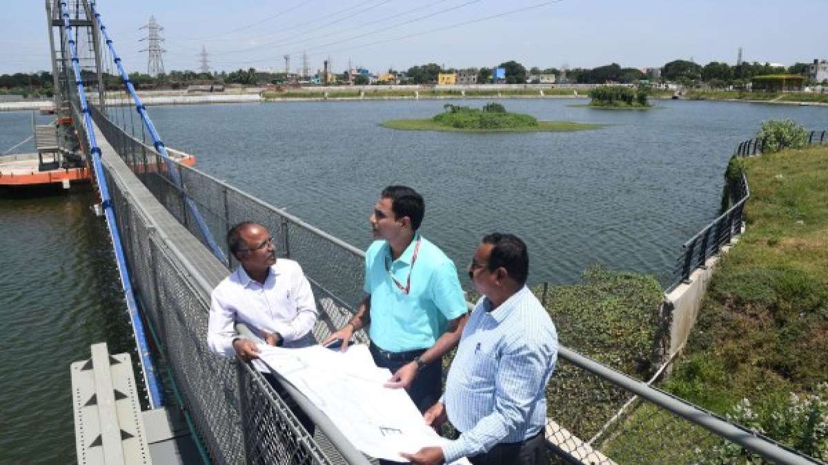 Restoran terapung!  Restoran Super Datang ke Chennai..Melampaui Negara Asing..Fasilitas Super!  |  Taman hijau yang terletak di Danau Villivakkam di Chennai akan mulai digunakan pada bulan April