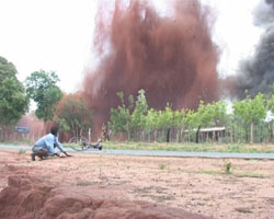 Areal bombings at ullaitheevu