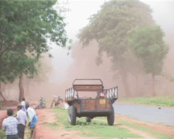 Areal bombings at ullaitheevu