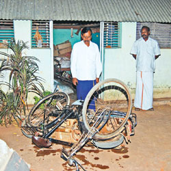 Attacked in Ex MP Rajas home