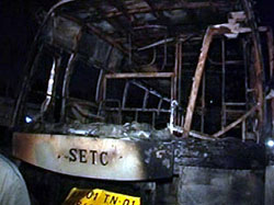 Fired ﻿SETC bus