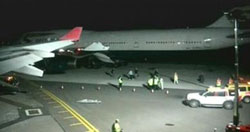 Flights collide at London Airport