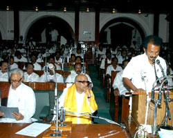 Karunanidhi with Stalin