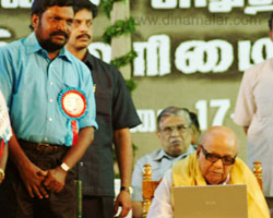 Tirumalavan with Karunanidhi