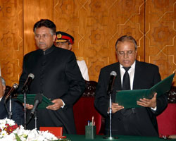 Musharraf with Abdul Hameed dogar