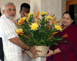 Jayalalitha and Modi Jayalalitha and Modi