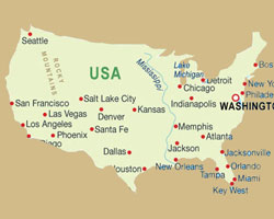 USA map USA map
