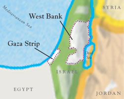 Gaza Strip map Gaza Strip map
