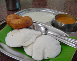 Idly,Sambar,Vada Idly,Sambar,Vada