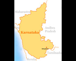 Karnataka map Karnataka map