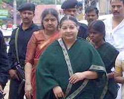 Jayalalitha with Sasikala Jayalalitha with Sasikala