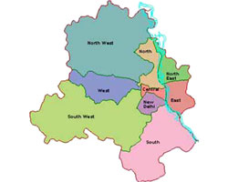 Delhi map Delhi map