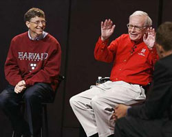Warrenbuffett and Billgates Warrenbuffett and Billgates